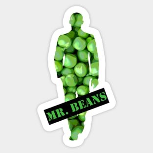 Mr. Beans Man Sticker